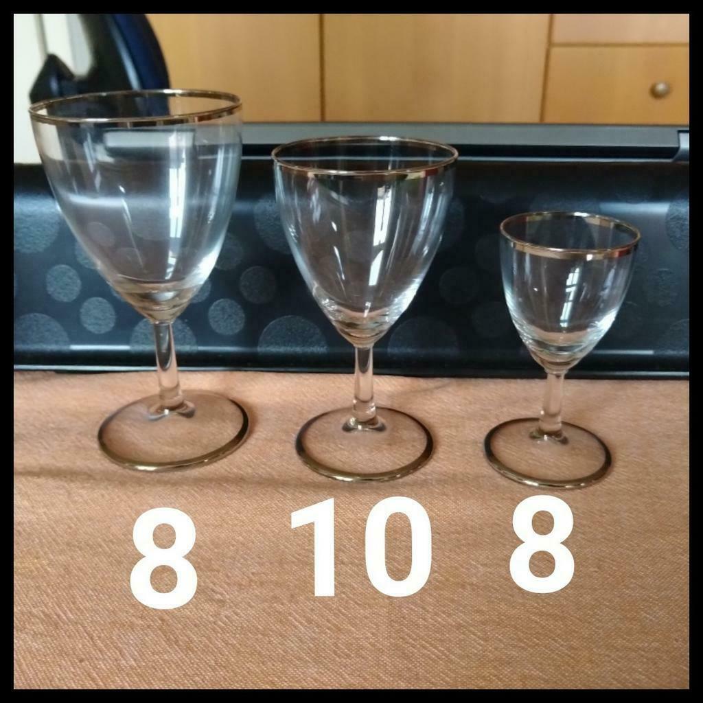 Glas servies, Verzamelen, Glas en Drinkglazen, Ophalen