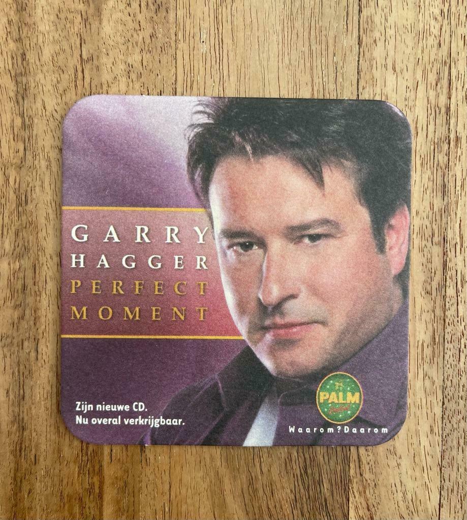 Bierviltje - GARRY HAGGER, Ophalen of Verzenden, Zo goed als nieuw, Viltje(s)
