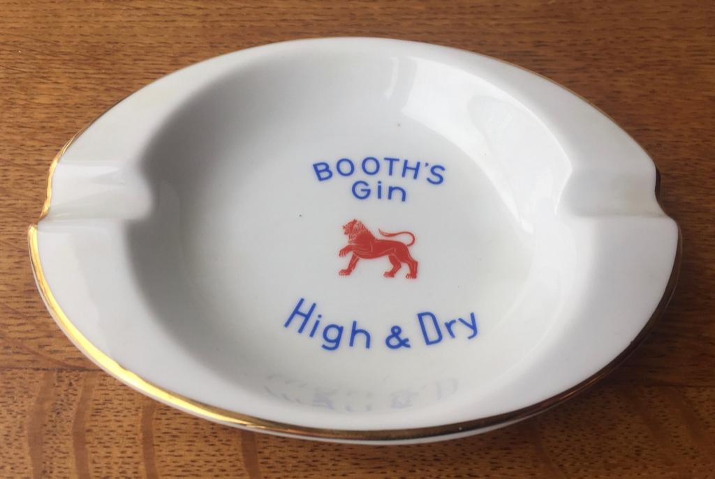 Asbak / vide-poche  Booth's Gin, High & Dry, Ophalen of Verzenden, Zo goed als nieuw, Gebruiksvoorwerp