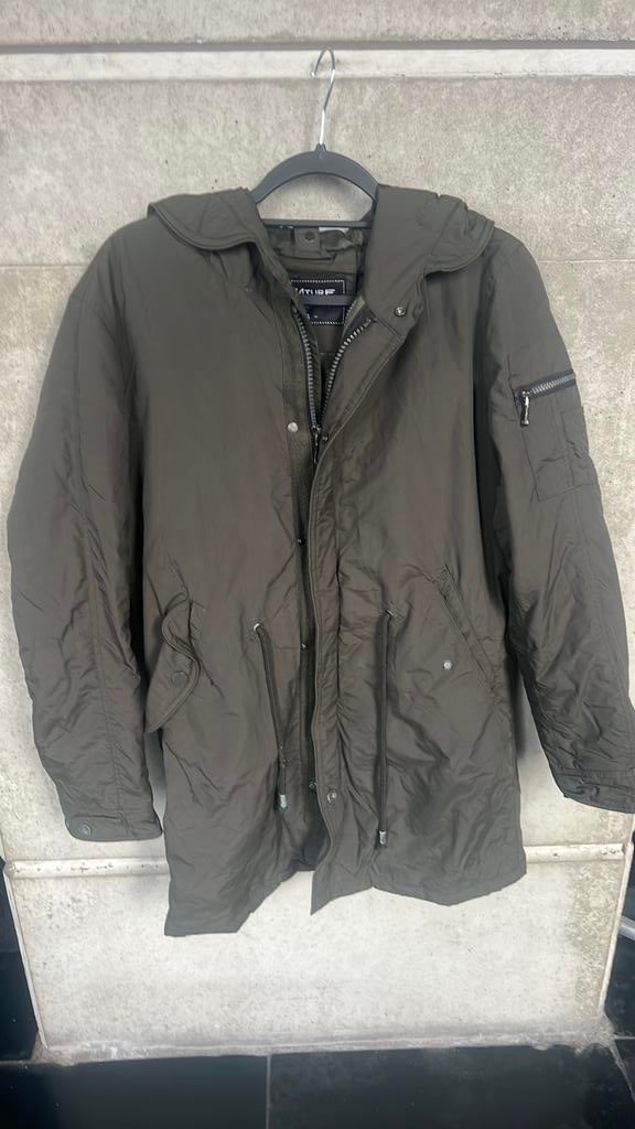 Groene , halflange jas S, Kleding | Dames, Jassen | Winter, Ophalen of Verzenden, Gedragen, Groen, Nature