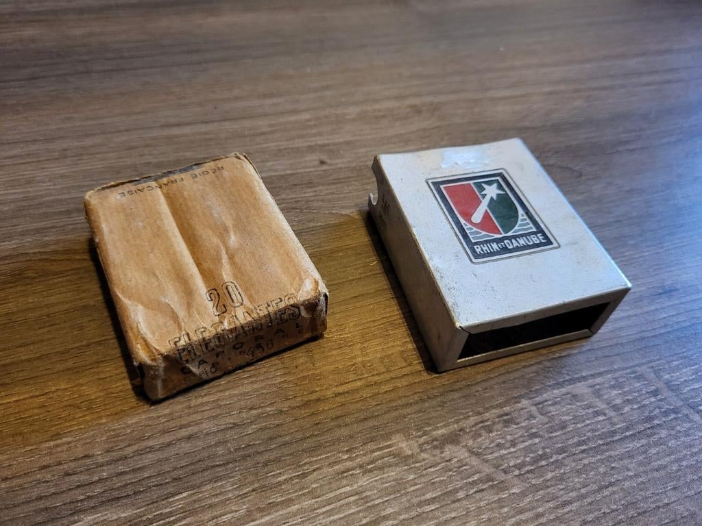 porte paquet cigarettes, France post-2WW, Envoi