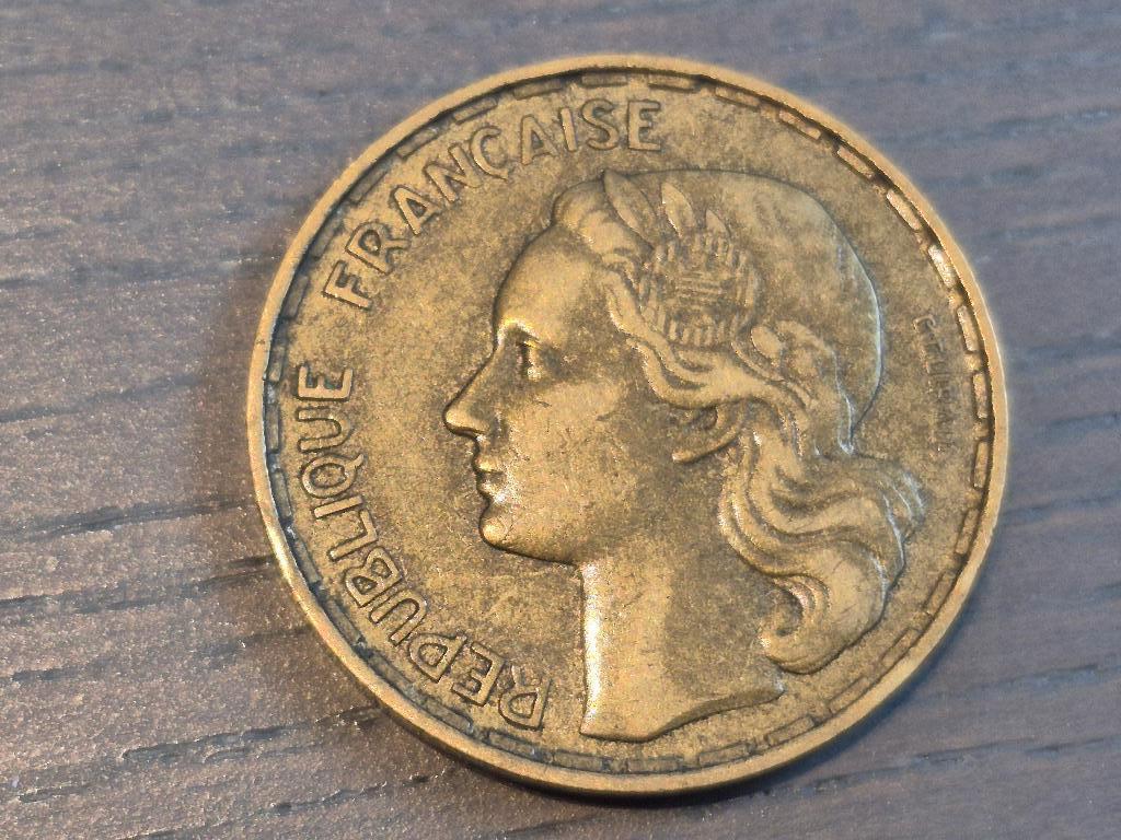 Pièce France RF 1951 50 francs, Enlèvement ou Envoi, France