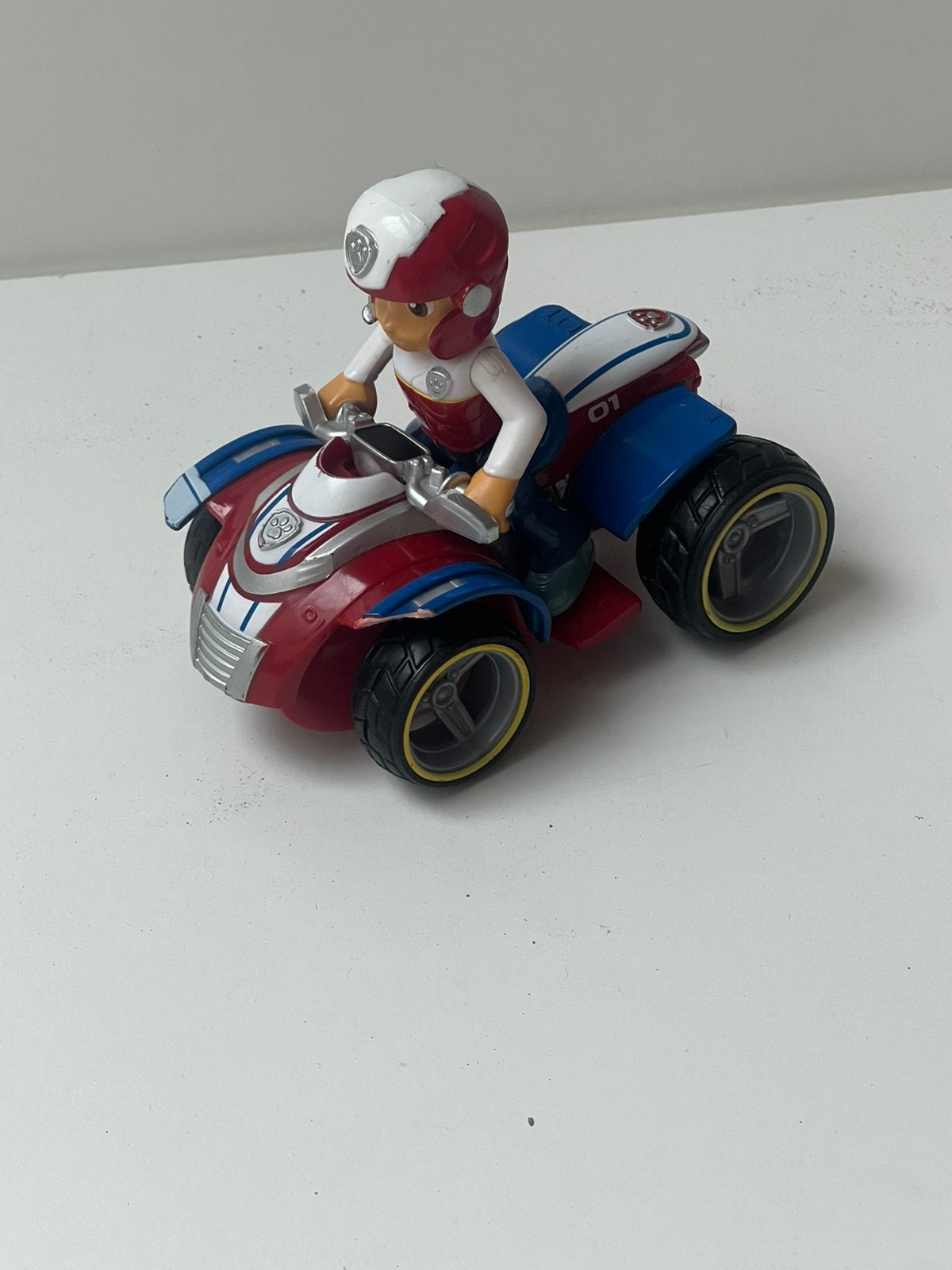Paw patrol rider mannetje, Ophalen