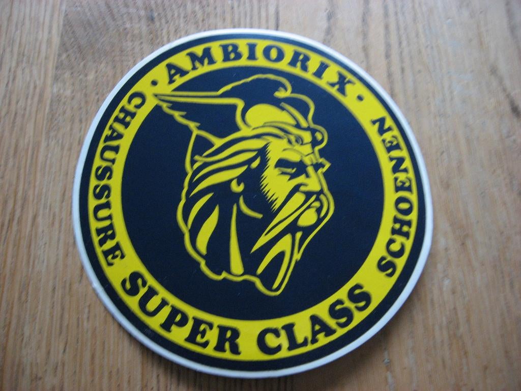 Ambiorix Vintage Sticker, Ophalen, Asterix en Obelix, Nieuw, Plaatje, Poster of Sticker