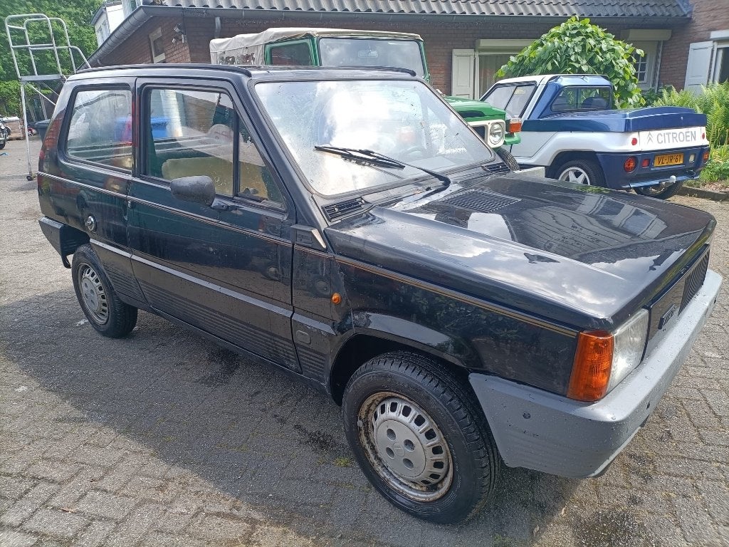 Fiat panda 34 1e serie, Auto's, Fiat, Voorwielaandrijving, 4 zetels, Stof, Zwart