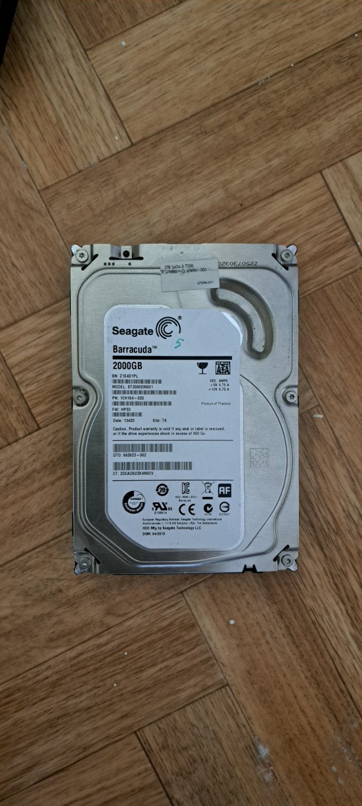 Disque dur Seagate de 2 To, Informatique & Logiciels, Enlèvement ou Envoi, HDD