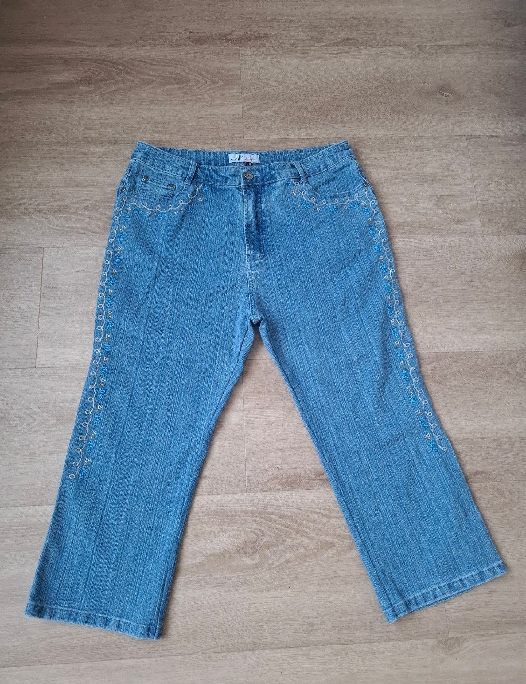 3/4 jeans NJEANS maat 48, Kleding | Dames, NJEANS, Ophalen of Verzenden, Zo goed als nieuw, Maat 46/48 (XL) of groter