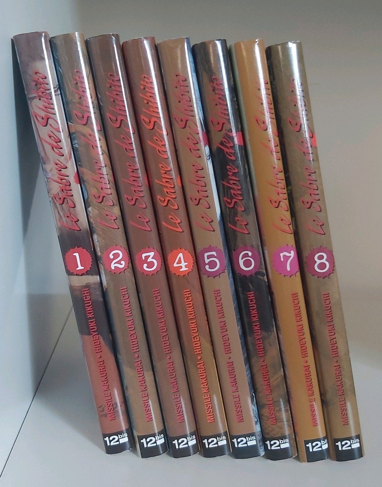 Mangas rare : Le Sabre de Shibito : 1 à 8 – Série complète, Enlèvement ou Envoi, Missile Kakurai, Série complète ou Série, Comme neuf