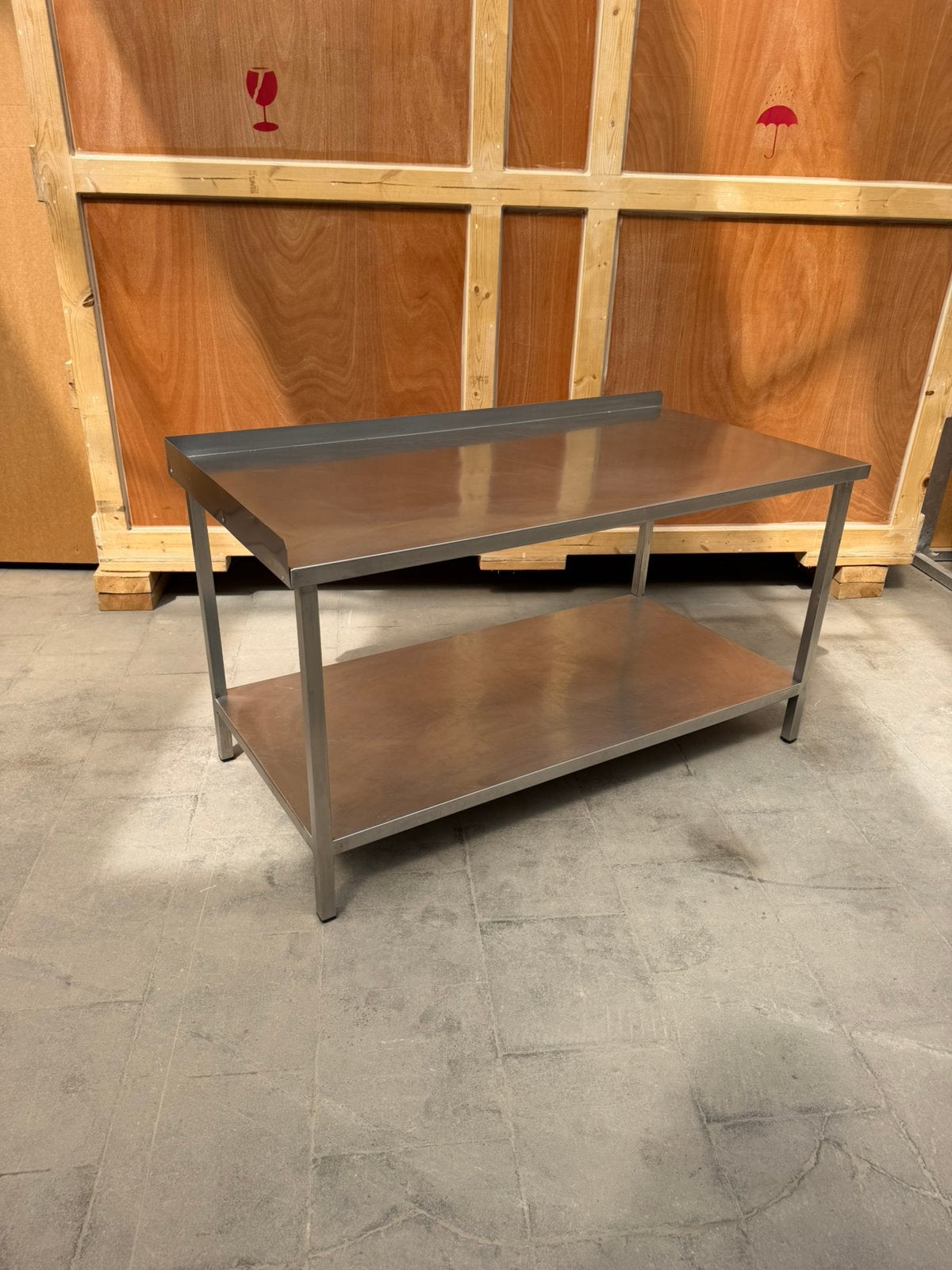 Professionele roestvrijstalen tafel, Ophalen, Gebruikt, Inox Meubilair