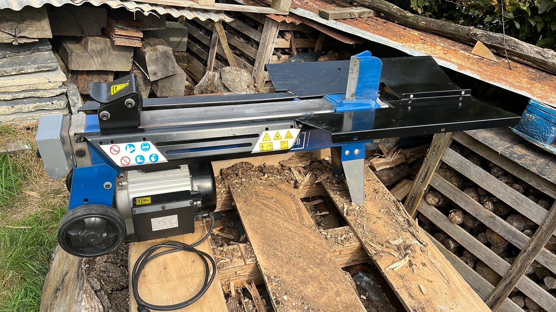 Fendeuse à bois horizontale SCHEPPACH HL760LS – 7 Tonnes, Enlèvement, Utilisé