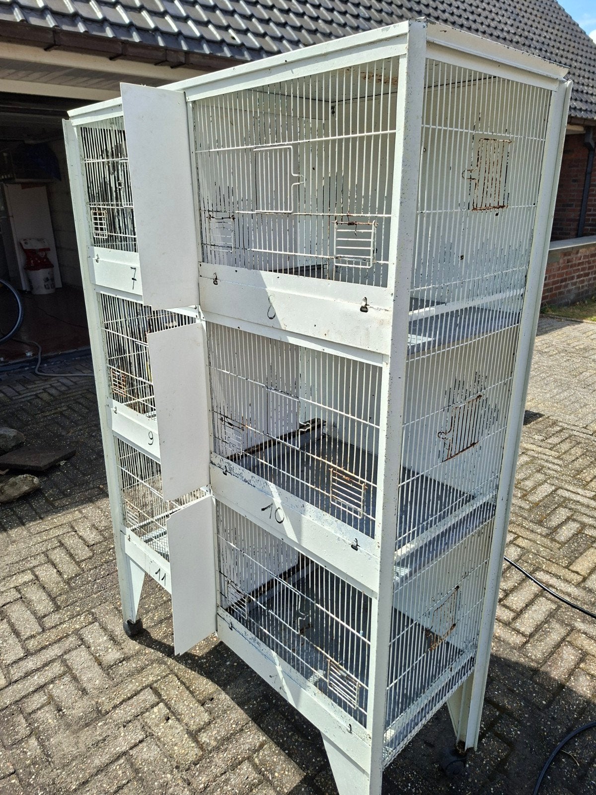 2 rolvoliéres , verdeelbaar in 6, Dieren en Toebehoren, Ophalen