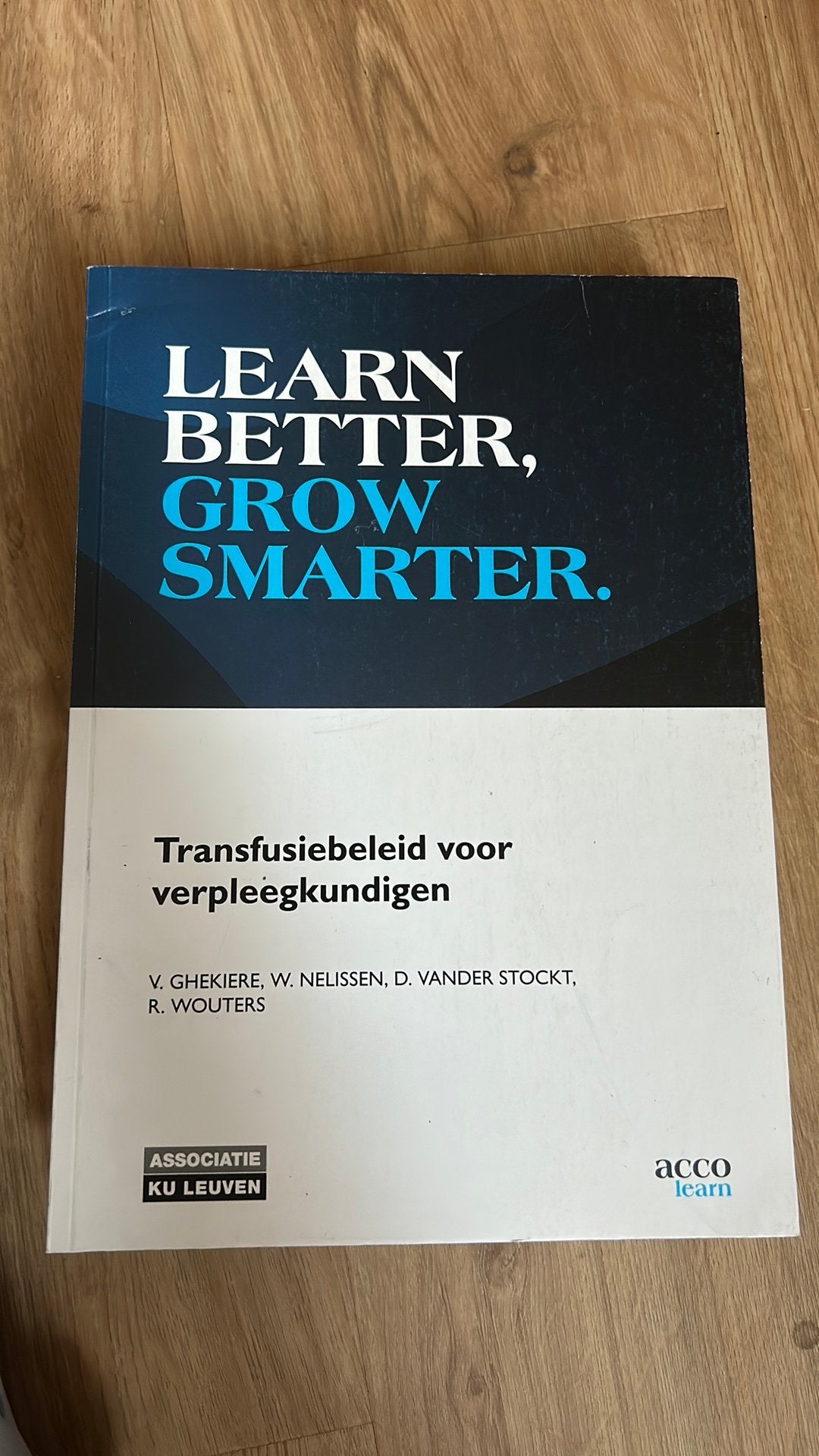 V. Ghekiere - Transfusiebeleid voor verpleegkundigen, Ophalen of Verzenden, V. Ghekiere; G. Nelissen