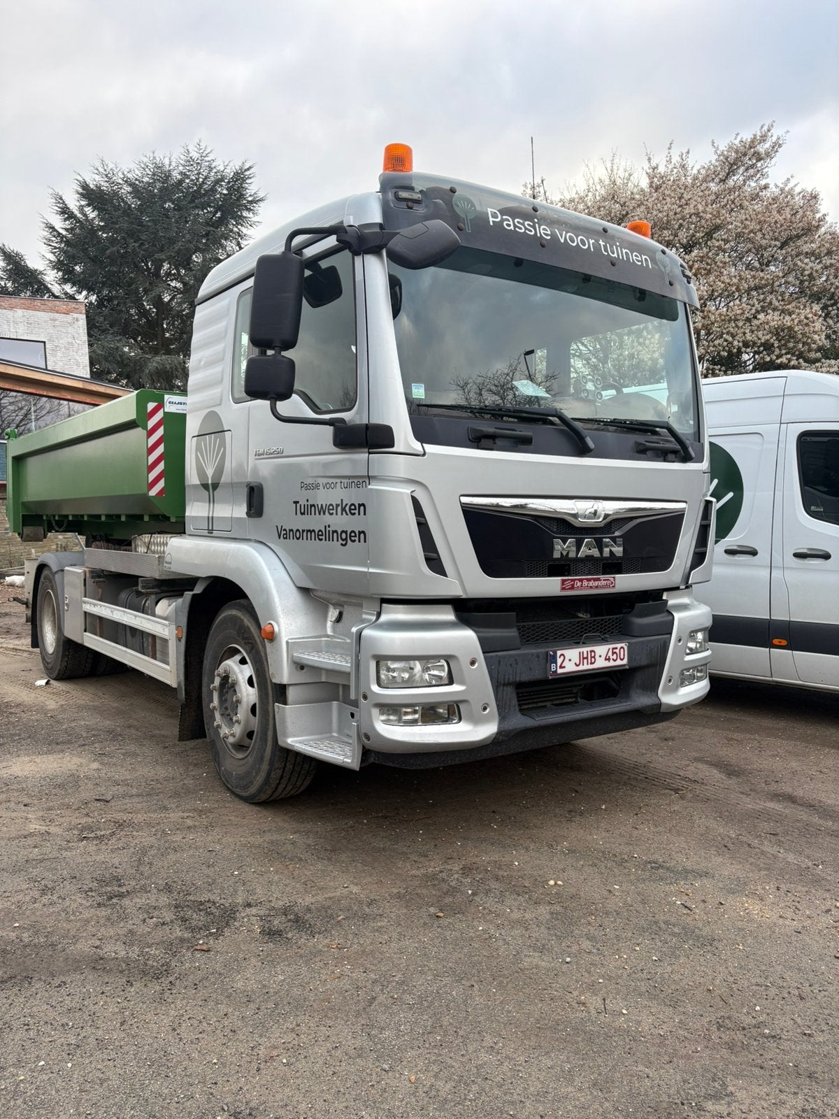 Nette Vrachtwagen MAN 15.250 containerafzetsysteem, Auto's, Achterwielaandrijving, MAN, Bedrijf, 2 deurs