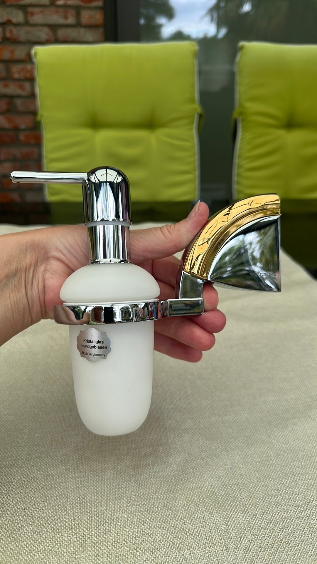 Zeepdispenser Grohe wand, Ophalen of Verzenden, Nieuw, Overige typen
