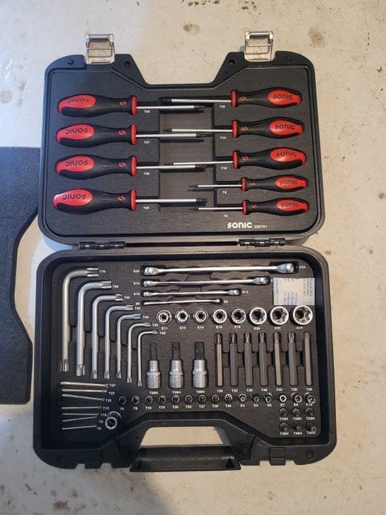 Coffret d’outillage SONIC complet – Torx / Allen / embouts +