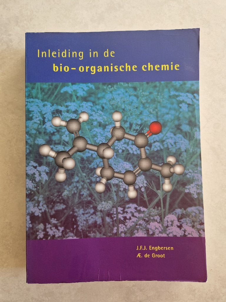 Inleiding in de bio-organische chemie, Boeken, AE. de Groot; J.F.J. Engbersen, Ophalen of Verzenden, Zo goed als nieuw, Natuurwetenschap