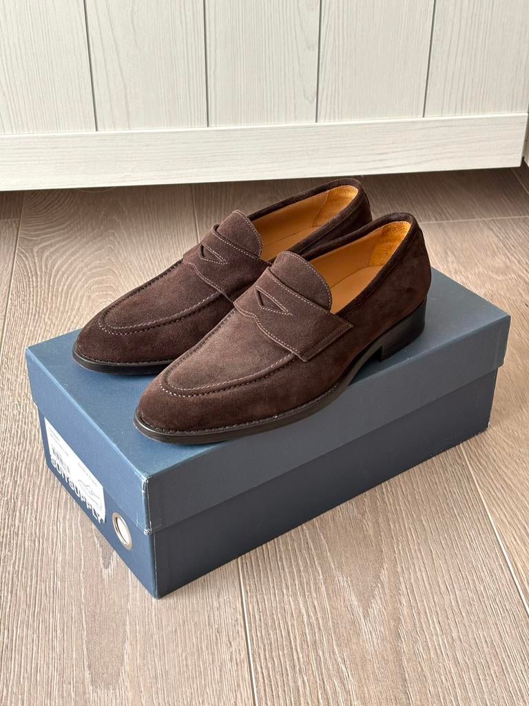 Suitsupply Penny Loafers maat 39 nieuw, Loafers, Bruin, Nieuw, Ophalen of Verzenden
