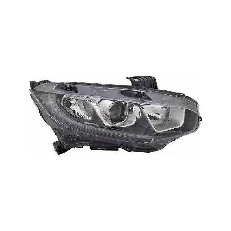 PHARE HALOGENE AVANT DROIT HONDA CIVIC (17-21) - H11 / HB3, Ophalen