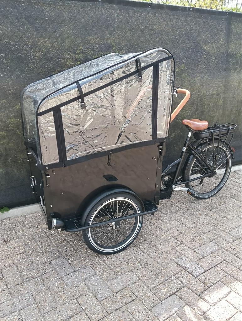 Troy elektrische bakfiets nieuwe batterij jaar garantie, Fietsen en Brommers, Fietsen | Bakfietsen, Ophalen of Verzenden, Zo goed als nieuw