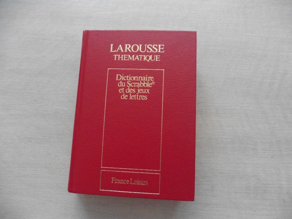 "Dictionnaire du scrabble et des jeux de lettres, Boeken, Edition France Loisirs, Ophalen of Verzenden, Zo goed als nieuw, Overige onderwerpen