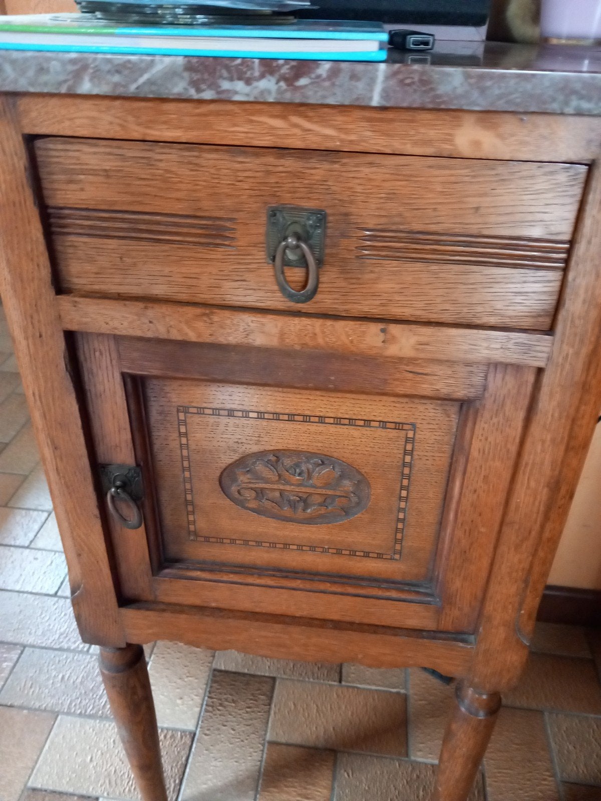 antieke kastje, Huis en Inrichting, Slaapkamer | Nachtkastjes, Ophalen, Gebruikt, Hout