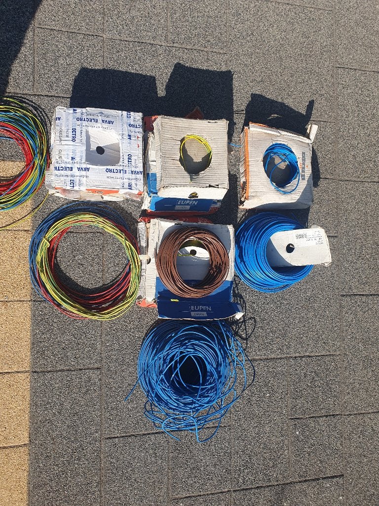 Elektrische  draad 1.5mm, 2.5mm, 4mm, 6mm, Ophalen, Zo goed als nieuw, Overige merken, Overige typen