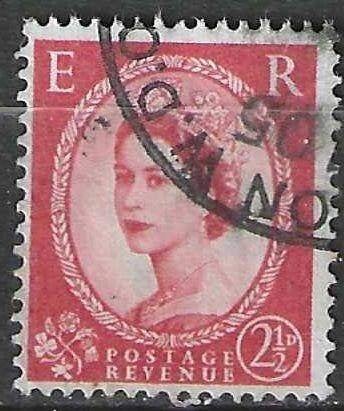 Groot-Brittannie 1952/1954 - Yvert 266 - Elisabeth II (ST), Verzenden, Gestempeld