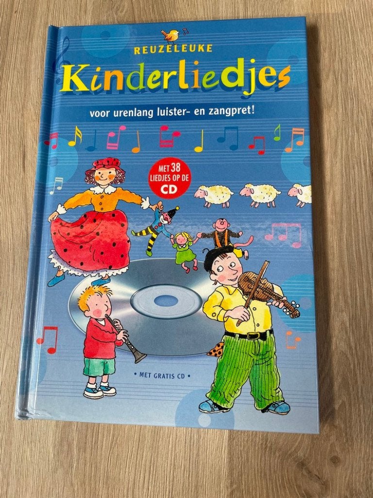 kinderliedjes met CD, Ophalen of Verzenden