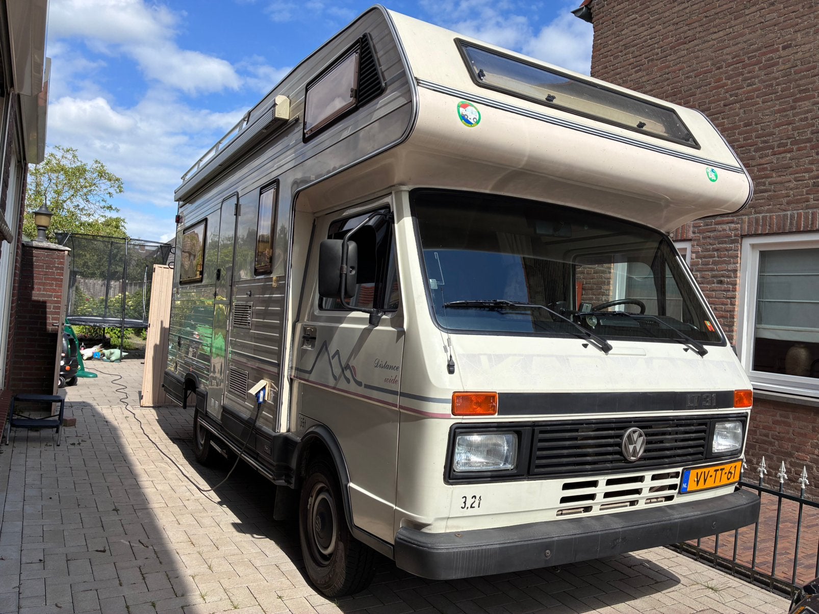 Volkswagen LT31 Karmann Mobil 2.4TD Oldtimer, Caravanes & Camping, Camping-cars, Particulier, Alcôve, Karmann, Diesel, Boîte manuelle