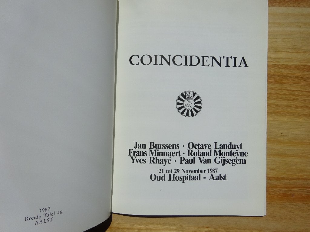 Coincidentia, 1977, Oud-Hospitaal Aalst, Boeken, Kunst en Cultuur | Beeldend, Ophalen of Verzenden, Zo goed als nieuw, Schilder- en Tekenkunst
