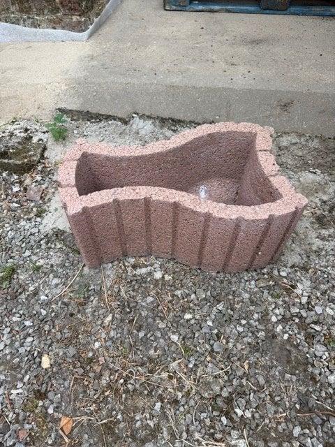 Bacs à fleurs, Jardin & Terrasse, Béton, Enlèvement, Autres formes, Moins de 60 cm