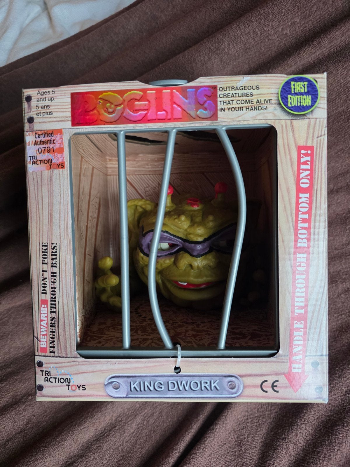 Boglin heeft King Dwork genoemd. Dit is de heruitgave van „F, Verzamelen, Ophalen of Verzenden, Nieuw