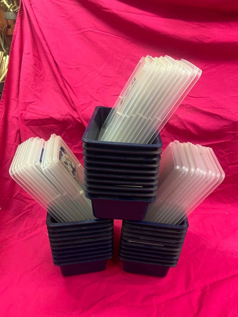 Boîtes de rangement en plastique [30 pièces], Pot de stockage, Enlèvement ou Envoi, Comme neuf, Plastique