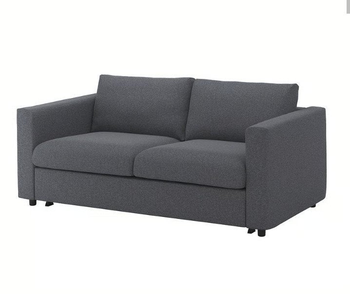 Zetelbed antraciet grijs, Huis en Inrichting, Slaapkamer | Slaapbanken, Ophalen, 100 cm, Tweepersoons, 190 cm of minder
