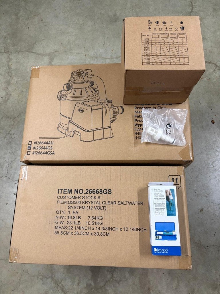 Nieuw Intex Zwembadpakket (549x274x132) – Volledige set, 200 tot 300 cm, Nieuw, Rechthoekig, Ophalen