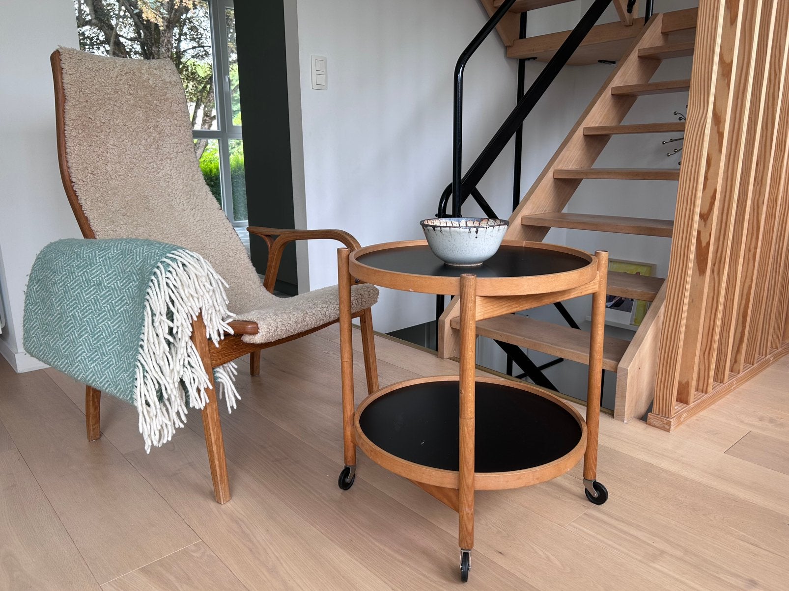 Table Bølling Model 50 Brdr. Krüger Design Scandinave, Maison & Meubles, Rond, Enlèvement, Utilisé, Scandinave
