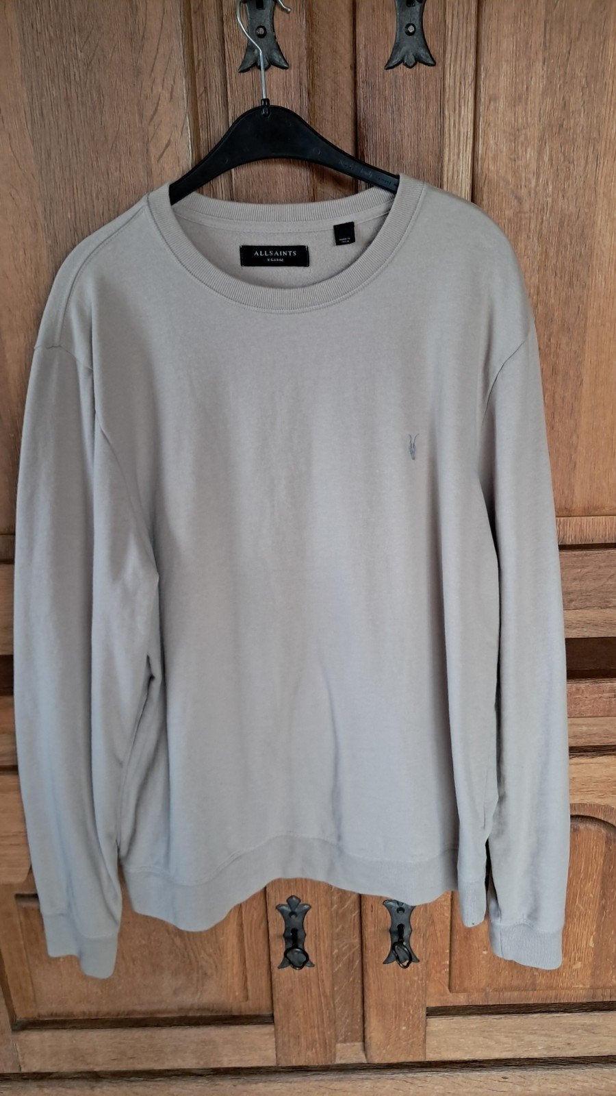 Beige heren sweater' All Saints' maat XL, All Saints, Beige, Maat 56/58 (XL), Ophalen of Verzenden