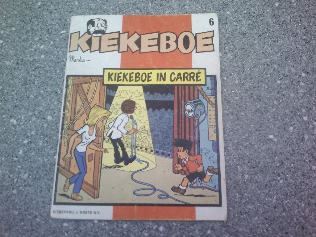 Kiekeboe strip nr6 in 1ste druk., Boeken, Gelezen, Eén stripboek, Merho, Ophalen of Verzenden