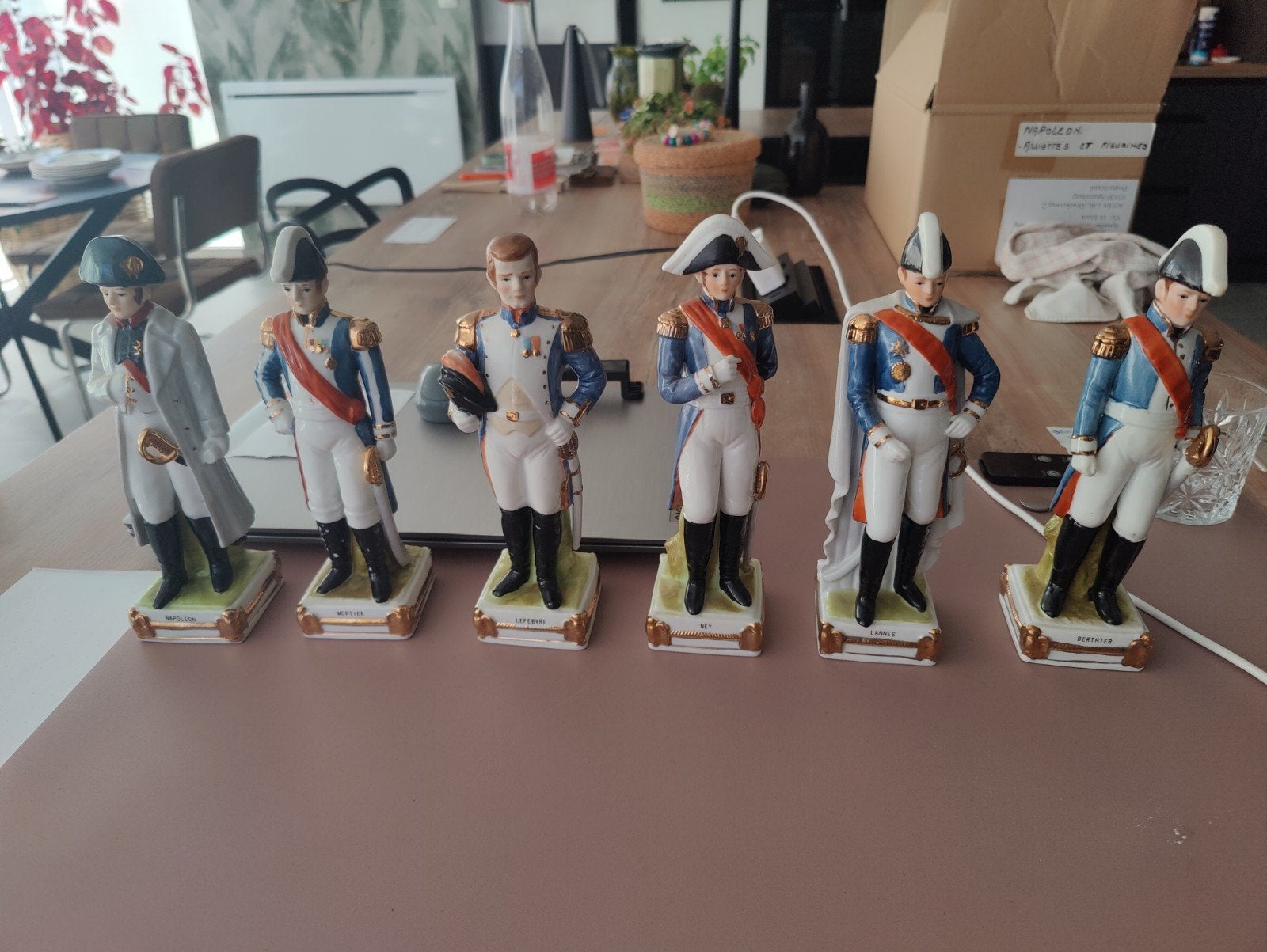 6 statuettes Napoléonienne, Antiquités & Art, Enlèvement ou Envoi