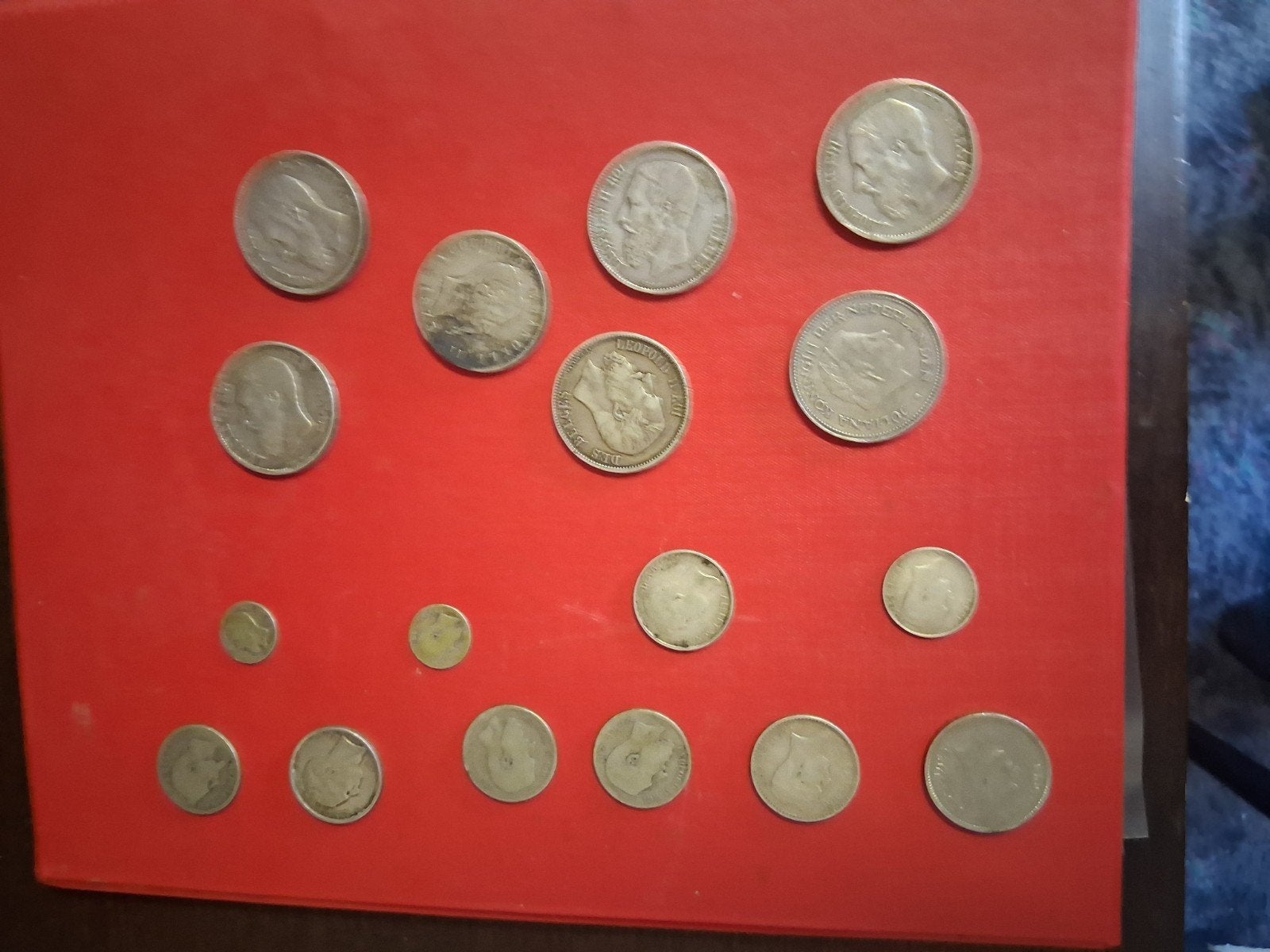 Lot de pièces belges en argent, Enlèvement