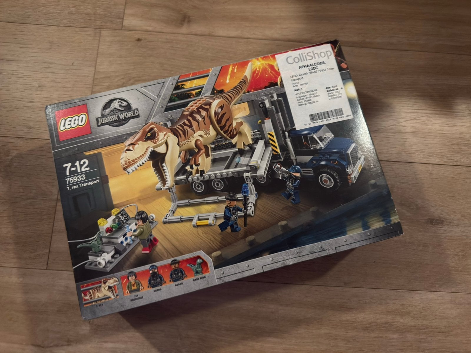 Lego 75933 T. Rex Transport, Jurassic World, Lego, Nieuw, Ophalen of Verzenden