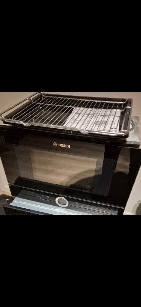 Four à micro-ondes Bosch BFR634GB1, Encastré, Comme neuf, Enlèvement, 45 à 60 cm