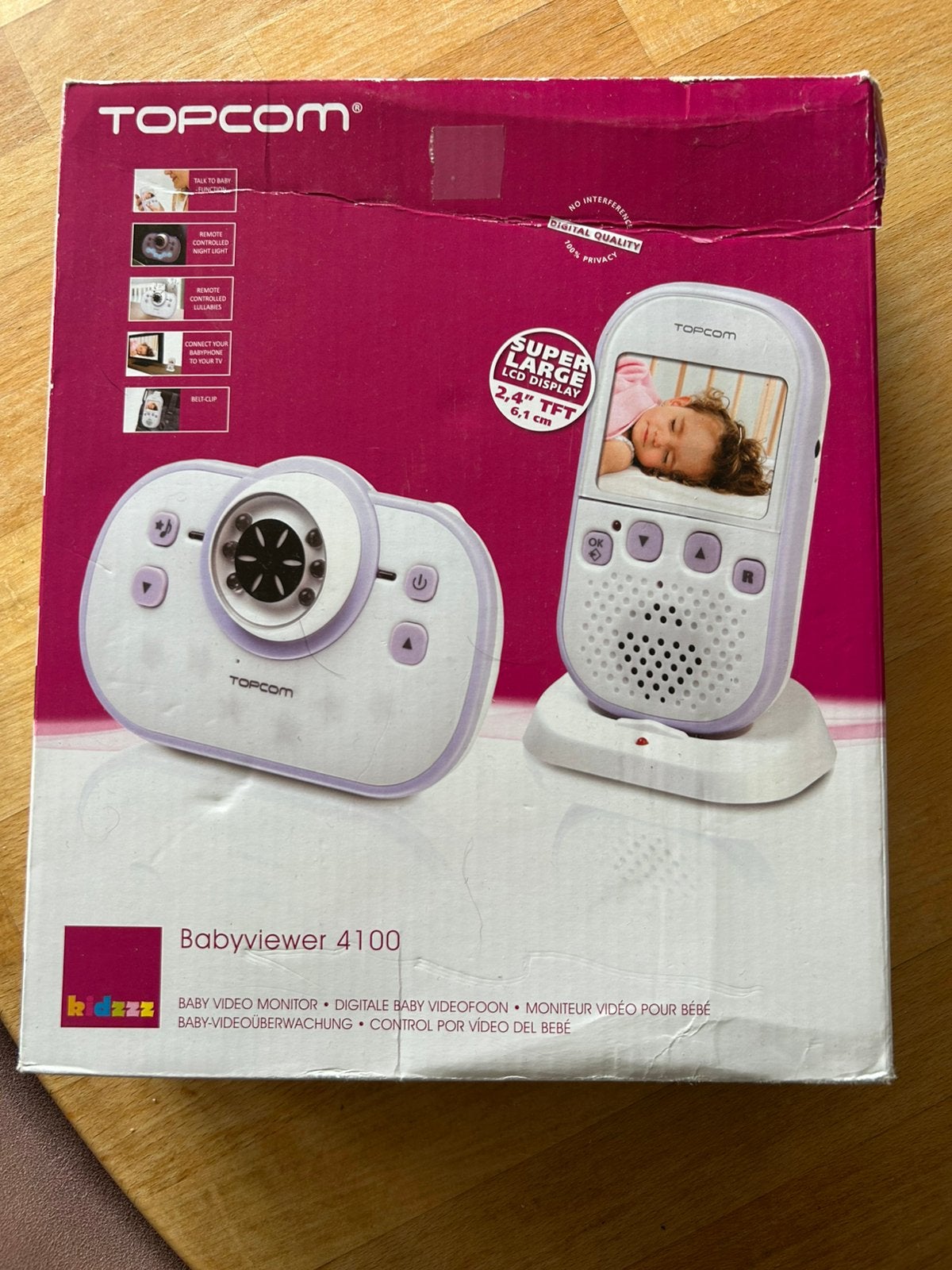 Topcom Babyviewer 4100, Enlèvement, Neuf, 250 mètres ou plus, Digital