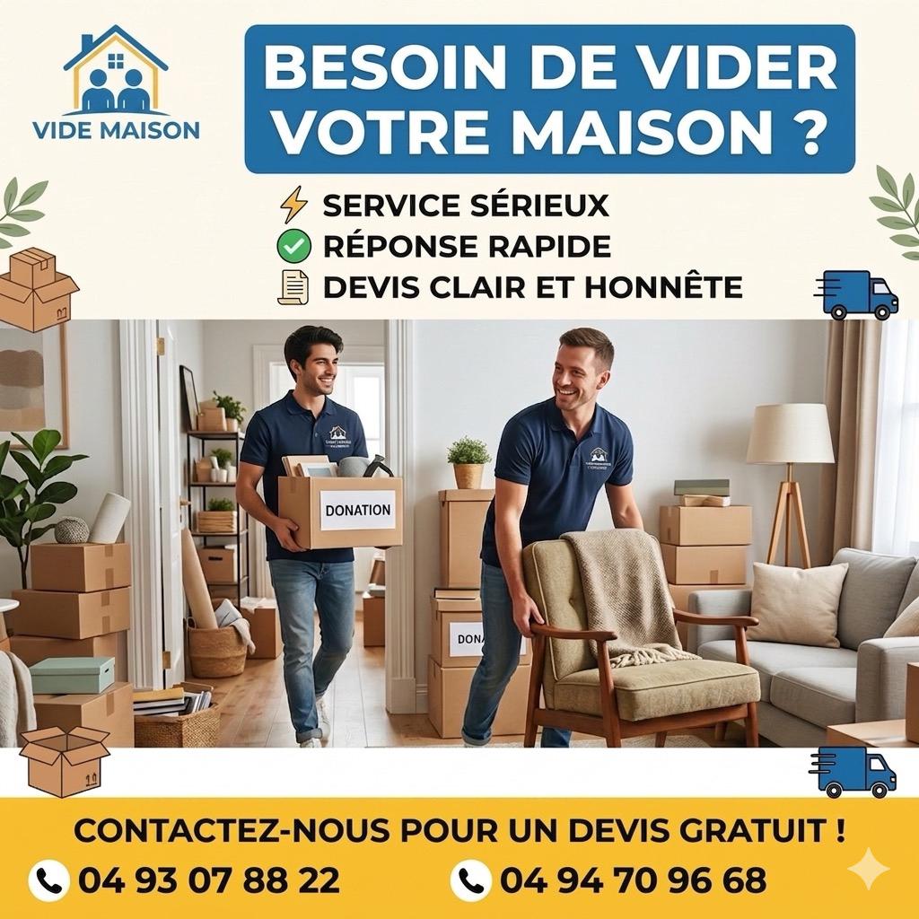 Vide maison professionnel, Diensten en Vakmensen, Verhuizers en Opslag