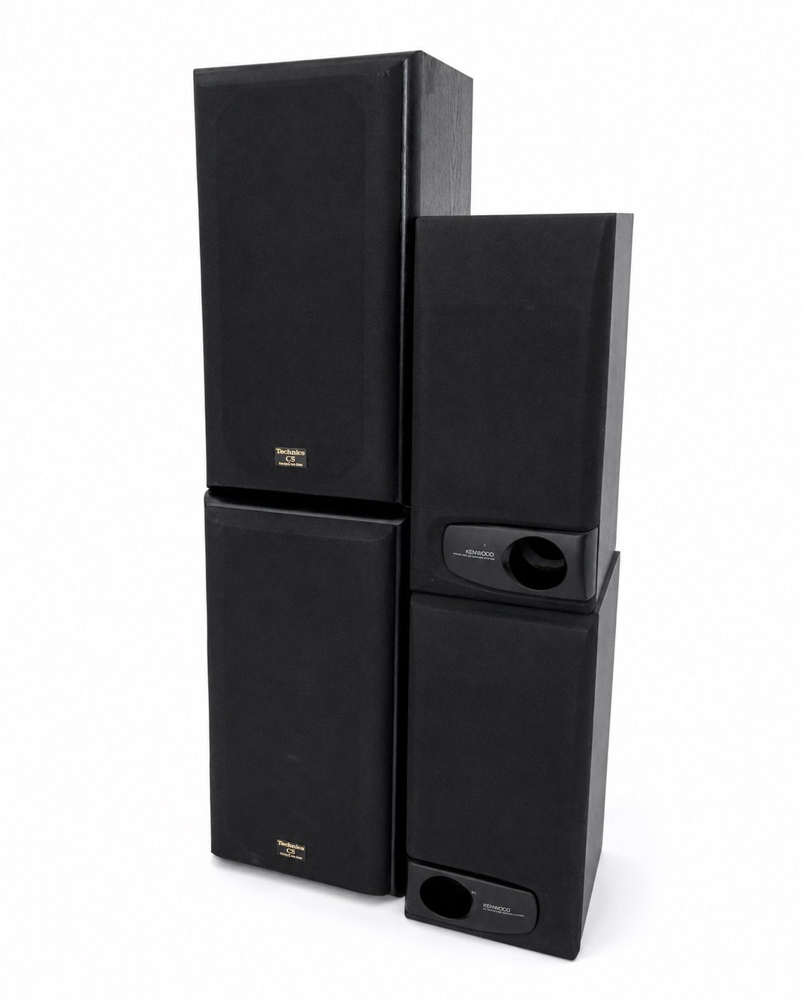 Technics SB-CS95 & Kenwood LS-B3 Bass Reflex luidsprekers, Bass-reflex, Enlèvement, Comme neuf