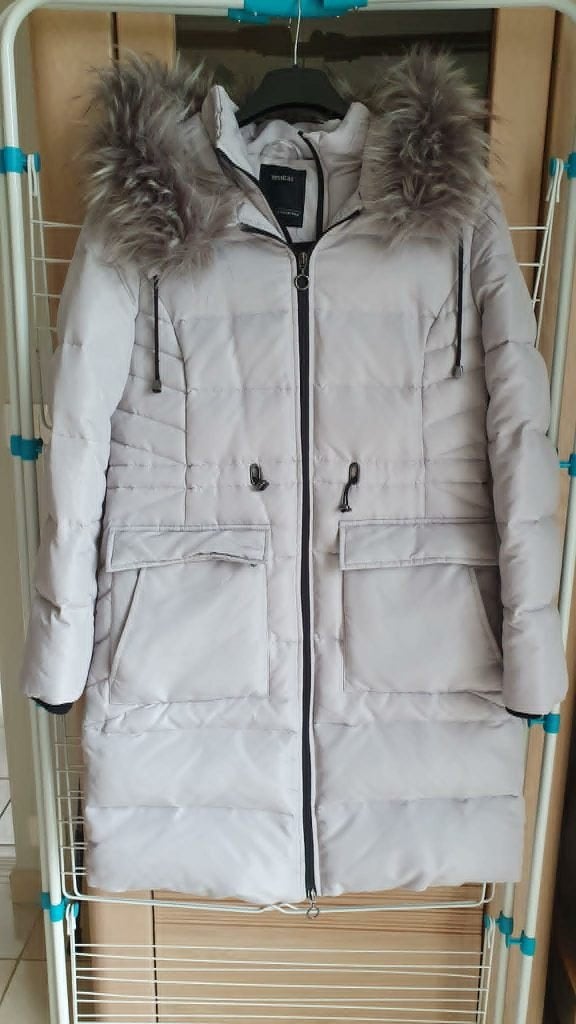 Manteau doudoune, Vêtements | Femmes, Taille 38/40 (M), Gris, Comme neuf, Enlèvement