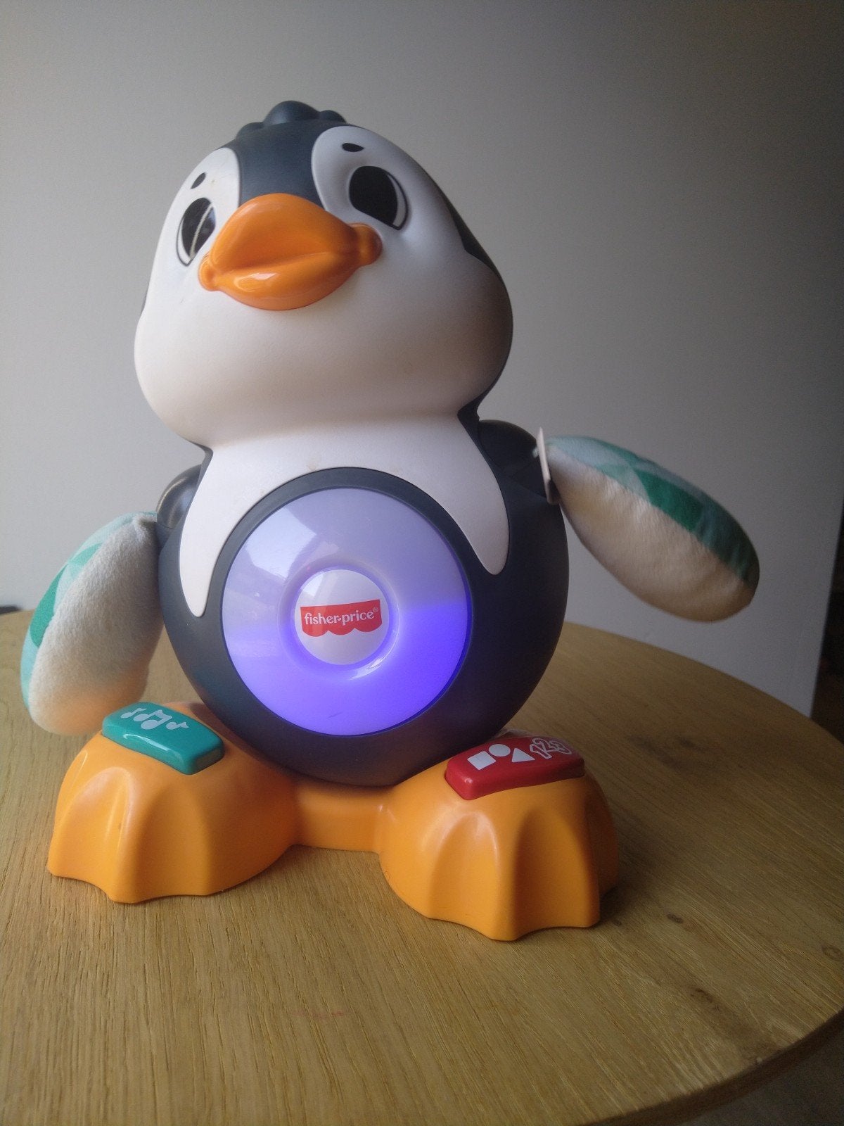 Fisher-price swingende pinguin, Enlèvement
