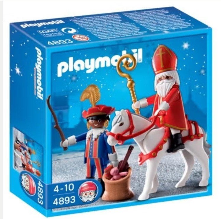 Playmobil 4893 - Sinterklaas en Piet NIEUW IN DOOS, Ophalen of Verzenden, Nieuw, Complete set