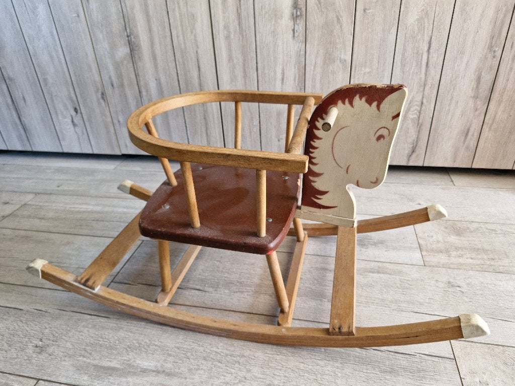 houten schommelpaard / hobbelpaard, Kinderen en Baby's, Ophalen, Gebruikt