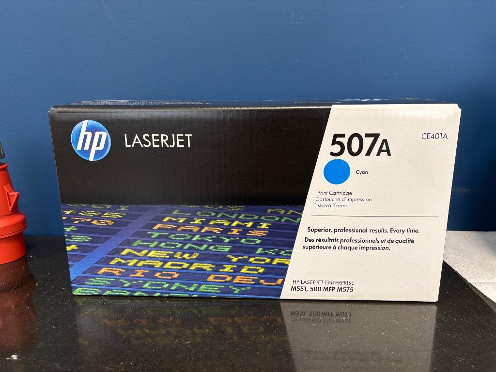 HP 507A (CE401A) toner cyaan (origineel) nieuw! Ongeopend!, Computers en Software, Printerbenodigdheden, Ophalen, Nieuw, Toner